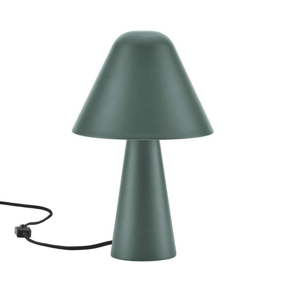 Jovial Metal Mushroom Table Lamp - No Shipping Charges MDY-EEI-6529-GRN