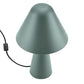 Jovial Metal Mushroom Table Lamp - No Shipping Charges MDY-EEI-6529-GRN