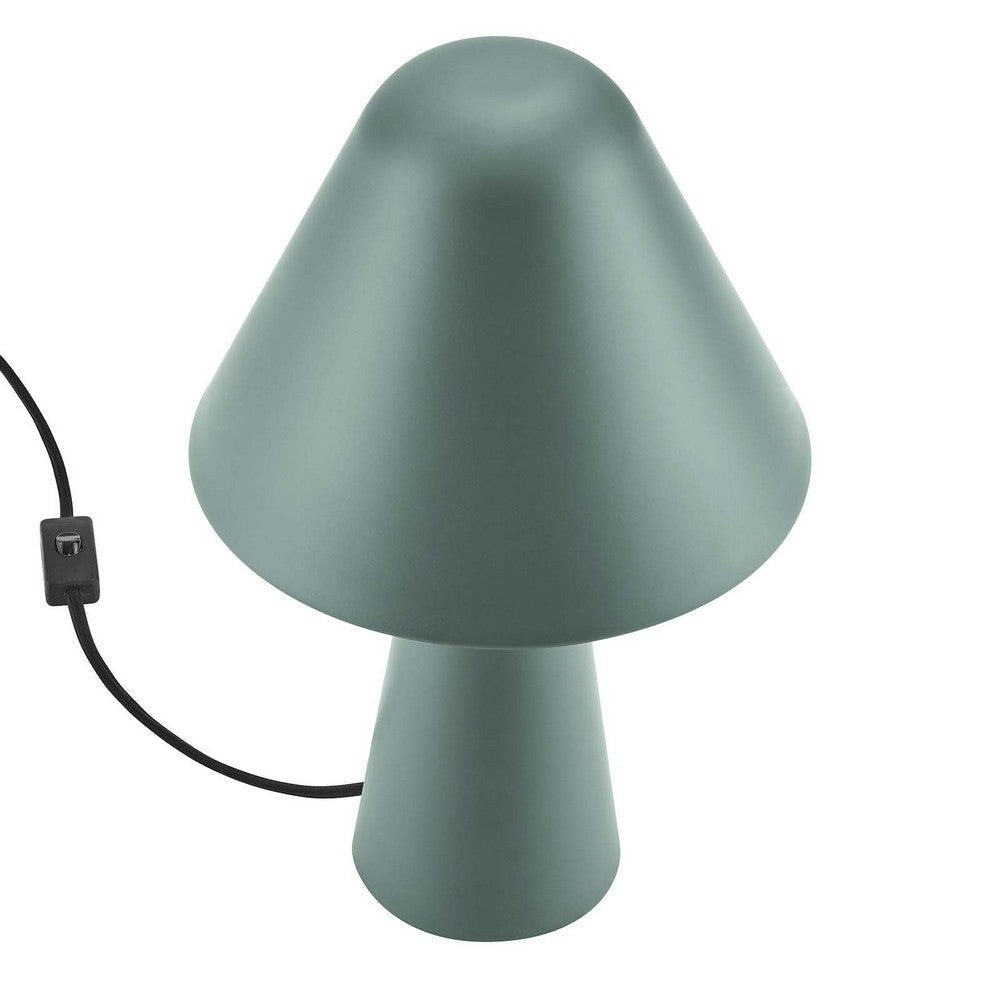 Jovial Metal Mushroom Table Lamp - No Shipping Charges MDY-EEI-6529-GRN