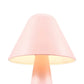 Modway EEI-6529-PNK Jovial Metal Mushroom Table Lamp Pink MDY-EEI-6529-PNK