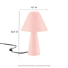 Modway EEI-6529-PNK Jovial Metal Mushroom Table Lamp Pink MDY-EEI-6529-PNK