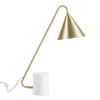 Modway EEI-6530-SBR Ayla Marble Base Table Lamp Satin Brass MDY-EEI-6530-SBR