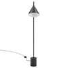 Modway EEI-6531-BLK Ayla Marble Base Floor Lamp, Black