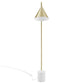 Ayla Marble Base Floor Lamp - No Shipping Charges MDY-EEI-6531-BLK