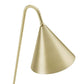 Modway EEI-6531-SBR Ayla Marble Base Floor Lamp Satin Brass MDY-EEI-6531-SBR