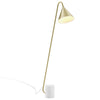 Ayla Marble Base Floor Lamp - No Shipping Charges MDY-EEI-6531-BLK