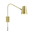 Modway EEI-6532-SBR Faye Metal Wall Sconce, Satin Brass