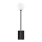 Riva White Globe Wall Sconce - No Shipping Charges MDY-EEI-6533-BLK