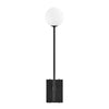 Riva White Globe Wall Sconce - No Shipping Charges MDY-EEI-6533-BLK