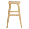 Modway Saoirse Woven Rope Wood Bar Stool - Set of 2 in Natural Natural MDY-EEI-6550-NAT-NAT