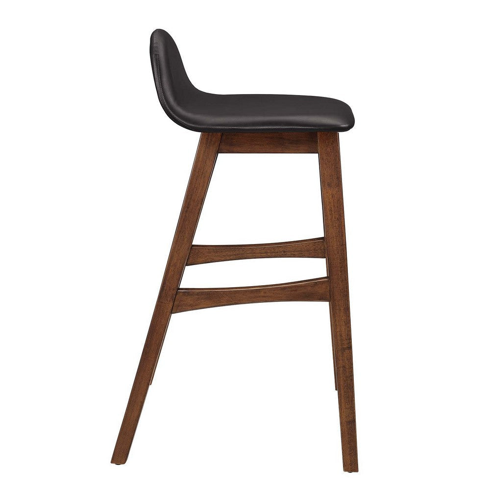 Modway EEI-6554-BRN Juno Wood Bar Stool - Set of 2 Brown MDY-EEI-6554-BRN