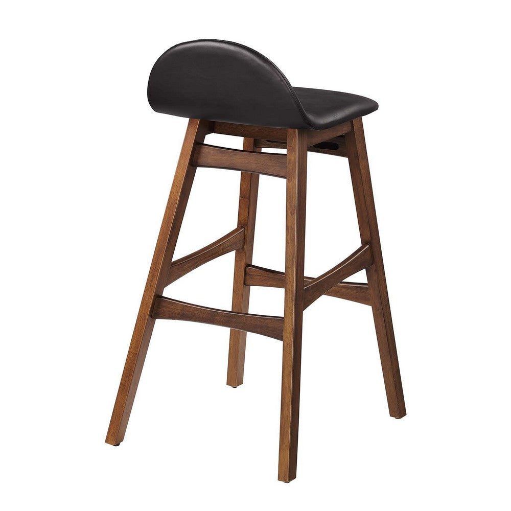 Modway EEI-6554-BRN Juno Wood Bar Stool - Set of 2 Brown MDY-EEI-6554-BRN