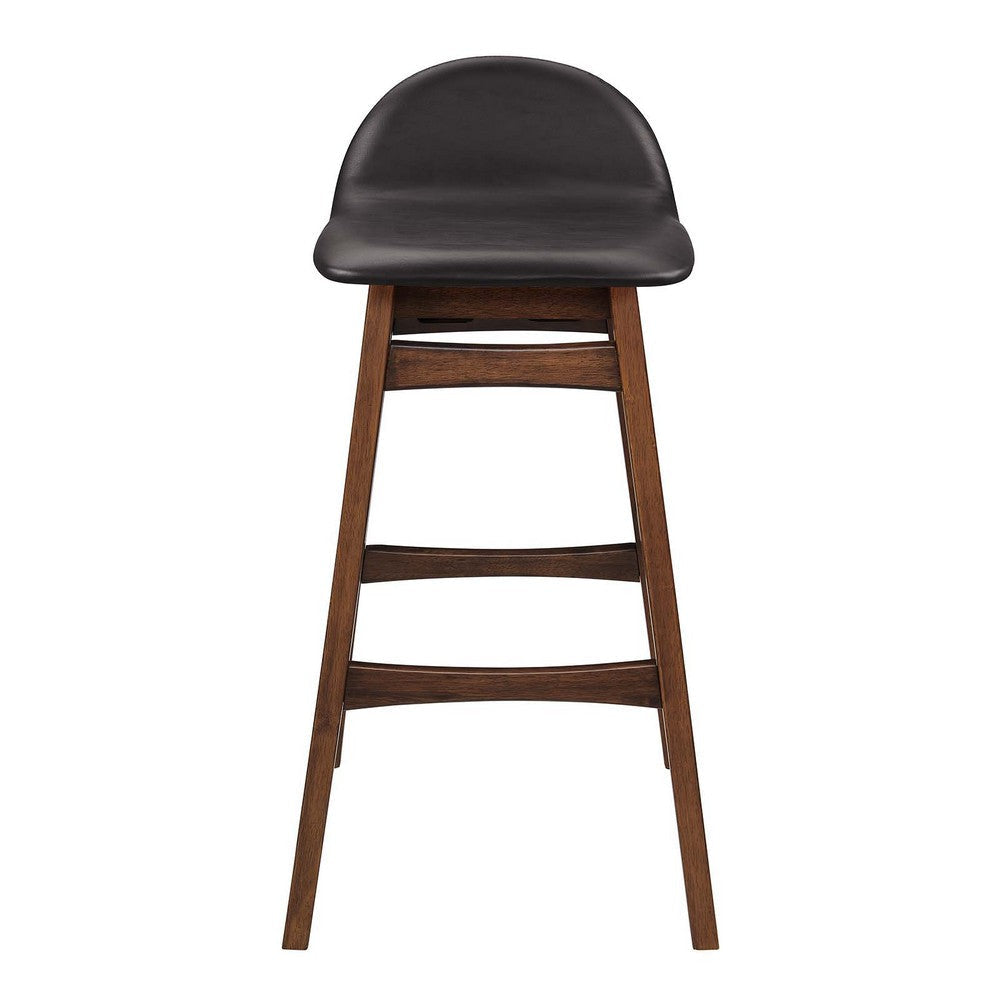 Modway EEI-6554-BRN Juno Wood Bar Stool - Set of 2 Brown MDY-EEI-6554-BRN