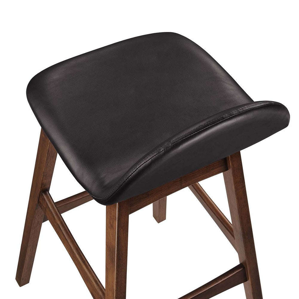 Modway EEI-6554-BRN Juno Wood Bar Stool - Set of 2 Brown MDY-EEI-6554-BRN