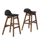 Modway EEI-6554-BRN Juno Wood Bar Stool - Set of 2 Brown MDY-EEI-6554-BRN