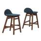 Juno Wood Counter Stool - Set of 2 - No Shipping Charges MDY-EEI-6555-HEA