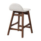 Juno Wood Counter Stool - Set of 2 - No Shipping Charges MDY-EEI-6555-HEA