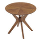 Crossroads 24” Round Wood Side Table - No Shipping Charges MDY-EEI-6558-WAL