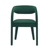 Modway EEI-6563-GRN Pinnacle Performance Velvet Dining Chair Set of Two Green MDY-EEI-6563-GRN