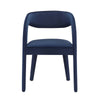 Modway EEI-6563-MID Pinnacle Performance Velvet Dining Chair Set of Two Midnight Blue MDY-EEI-6563-MID