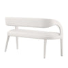 Modway Pinnacle Performance Velvet Accent Bench in Ivory MDY-EEI-6572-IVO