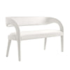 Modway Pinnacle Performance Velvet Accent Bench in Ivory