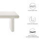 Modway EEI-6578-WHI Relic Concrete Textured Coffee Table White MDY-EEI-6578-WHI