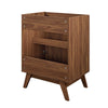 Modway Soma Rattan Weave Bathroom Vanity Cabinet (Sink Basin Not Included) 24 Inch Walnut MDY-EEI-6586-WAL