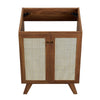 Modway Soma Rattan Weave Bathroom Vanity Cabinet (Sink Basin Not Included) 24 Inch Walnut MDY-EEI-6586-WAL