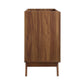 Modway Soma Rattan Weave Bathroom Vanity Cabinet (Sink Basin Not Included) 30 Inch Walnut MDY-EEI-6587-WAL