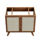 Modway Soma Rattan Weave Bathroom Vanity Cabinet (Sink Basin Not Included) 36 Inch Walnut MDY-EEI-6588-WAL