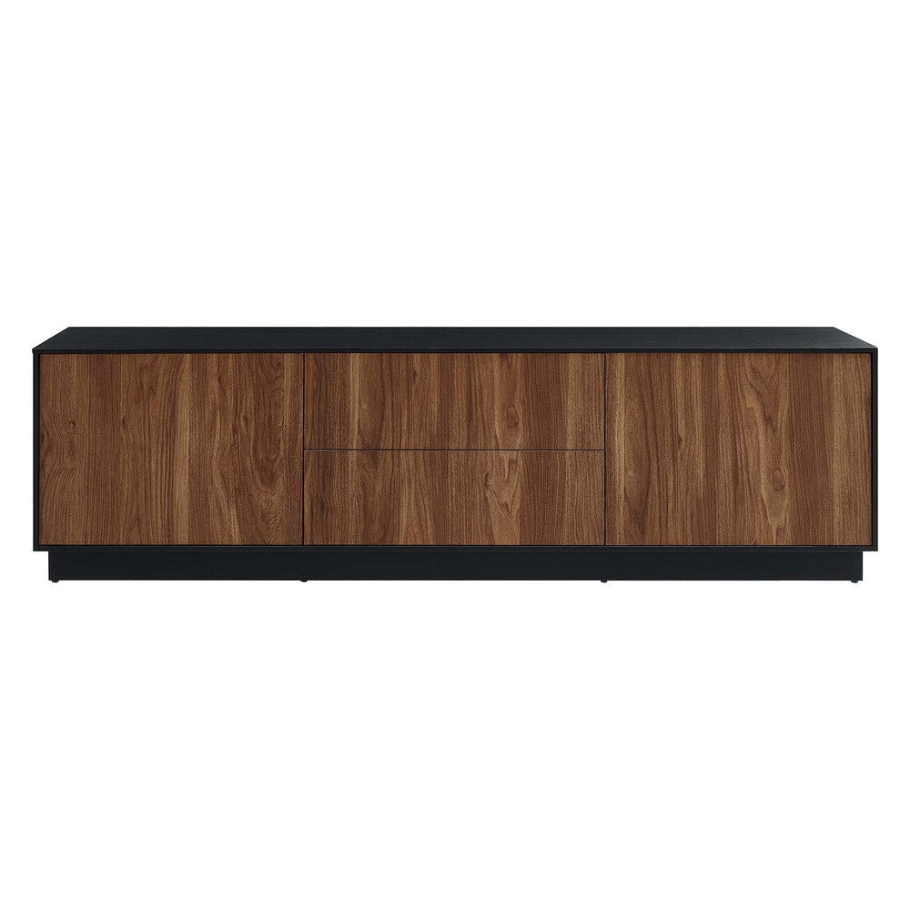 Modway Holden 63” Modern Stand in Black Walnut Supports up to 70 inch TVs MDY-EEI-6598-BLK-WAL