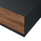 Modway Holden 36” Modern Coffee Table in Black Walnut Push-to-Open Drawers MDY-EEI-6599-BLK-WAL