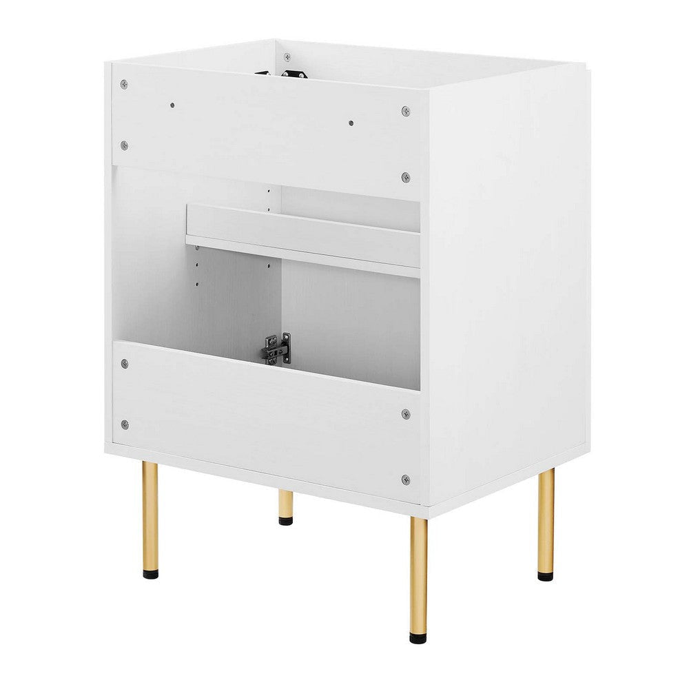 Modway Chaucer 24” Bathroom Vanity Cabinet in White (Sink Basin Not Included) 30 Inches MDY-EEI-6601-WHI