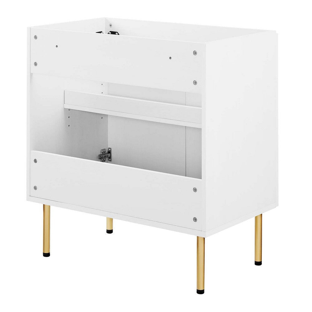 Modway Chaucer 30” Bathroom Vanity Cabinet in White (Sink Basin Not Included) 30 Inches MDY-EEI-6602-WHI