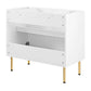 Modway Chaucer 36” Bathroom Vanity Cabinet in White (Sink Basin Not Included) 36 Inches MDY-EEI-6603-WHI