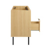 Modway Chaucer 48” Bathroom Vanity Cabinet in Oak (Sink Basin Not Included) 48 Inches MDY-EEI-6604-OAK