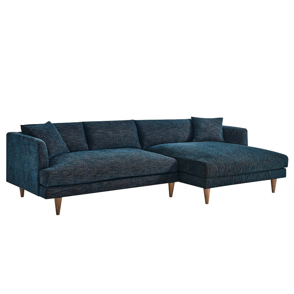 Modway Zoya Sofas, Heathered Weave Azure