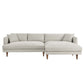 Modway Zoya Sofas Heathered Weave Ivory MDY-EEI-6612-HEI