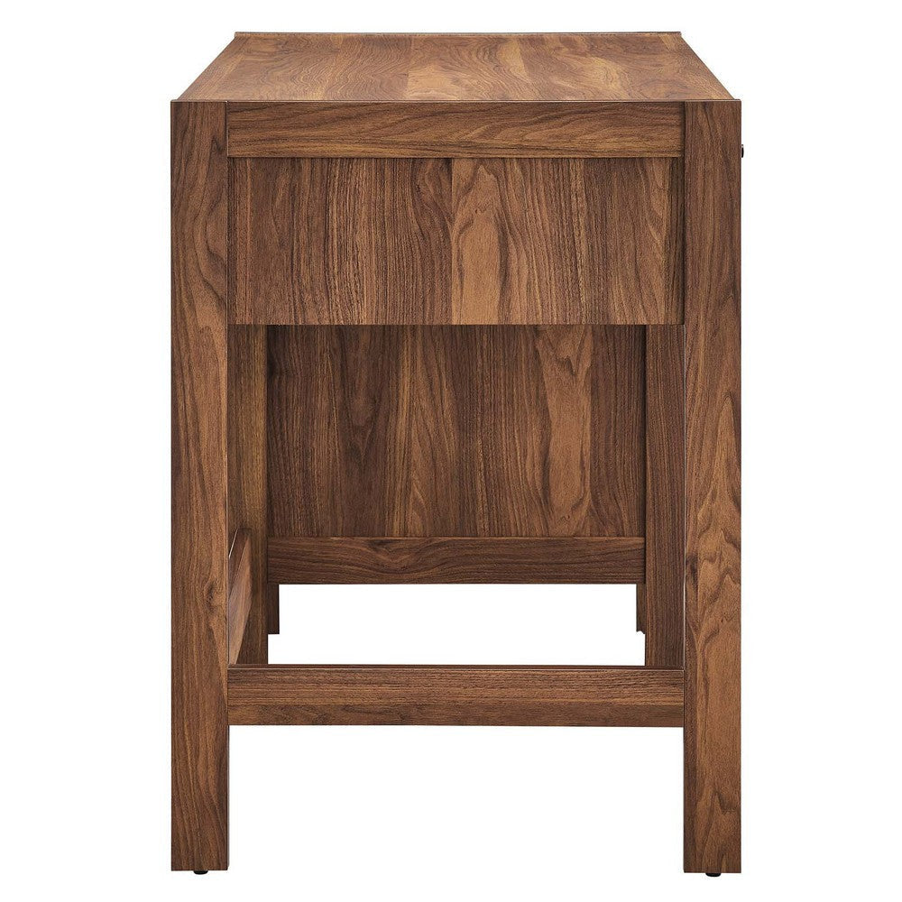 Capri 49’ Wood Grain Office Desk - No Shipping Charges MDY-EEI-6617-WAL