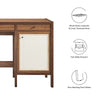 Modway Capri Office-desks, Walnut