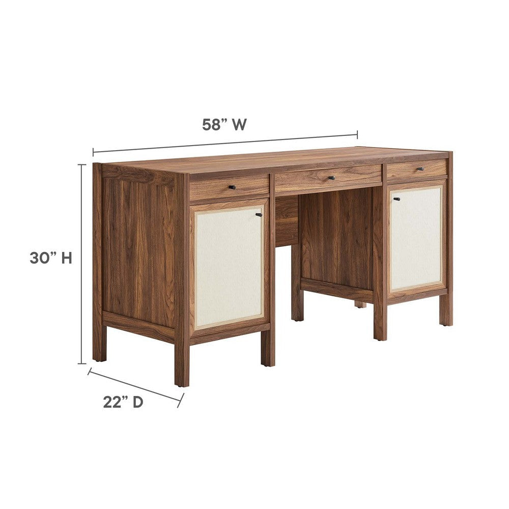 Modway Capri Office-desks Walnut MDY-EEI-6618-WAL