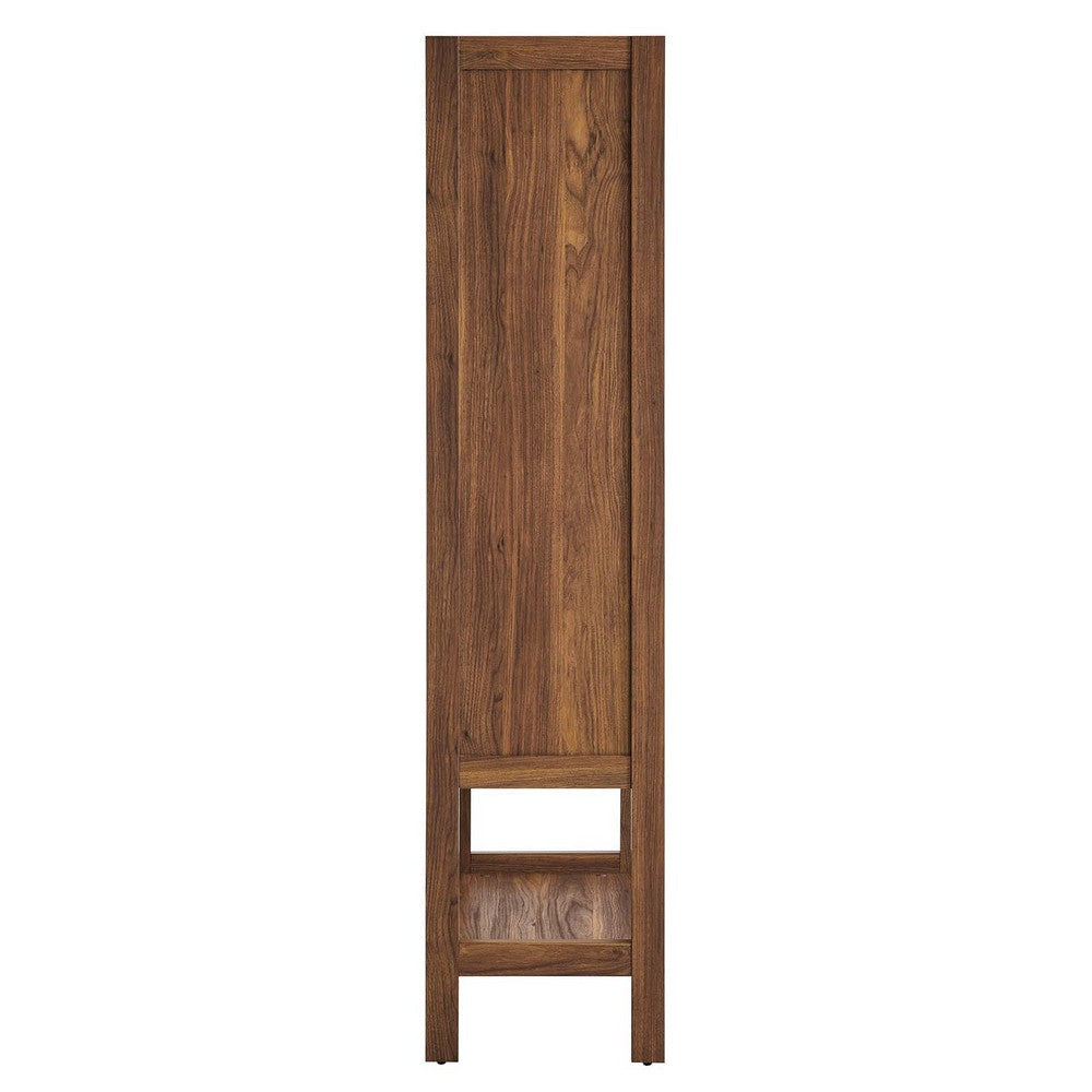 Capri Tall Wood Grain Standing Storage Cabinet - No Shipping Charges MDY-EEI-6620-WAL