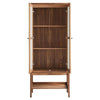 Capri Tall Wood Grain Standing Storage Cabinet - No Shipping Charges MDY-EEI-6620-WAL