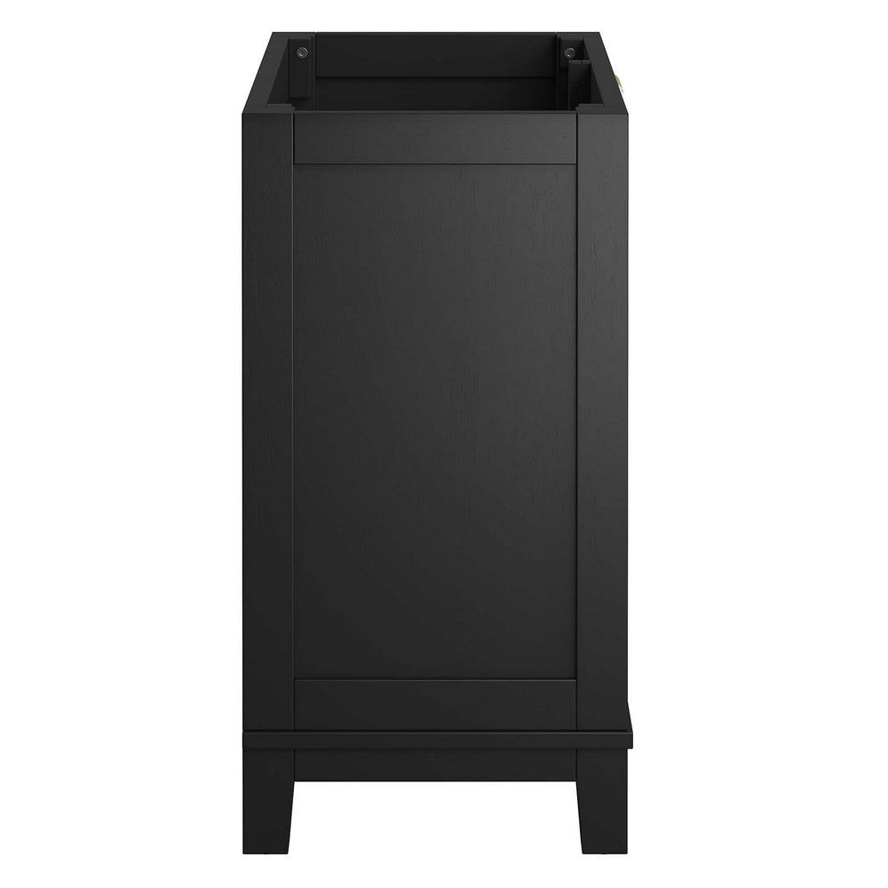 Dixie 36” Solid Wood Bathroom Vanity Cabinet (Sink Basin Not Included) - No Shipping Charges MDY-EEI-6626-BLK