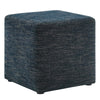 Callum 17’ Square Woven Heathered Fabric Upholstered Ottoman - No Shipping Charges MDY-EEI-6636-HEA