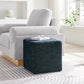 Callum 17’ Square Woven Heathered Fabric Upholstered Ottoman - No Shipping Charges MDY-EEI-6636-HEA