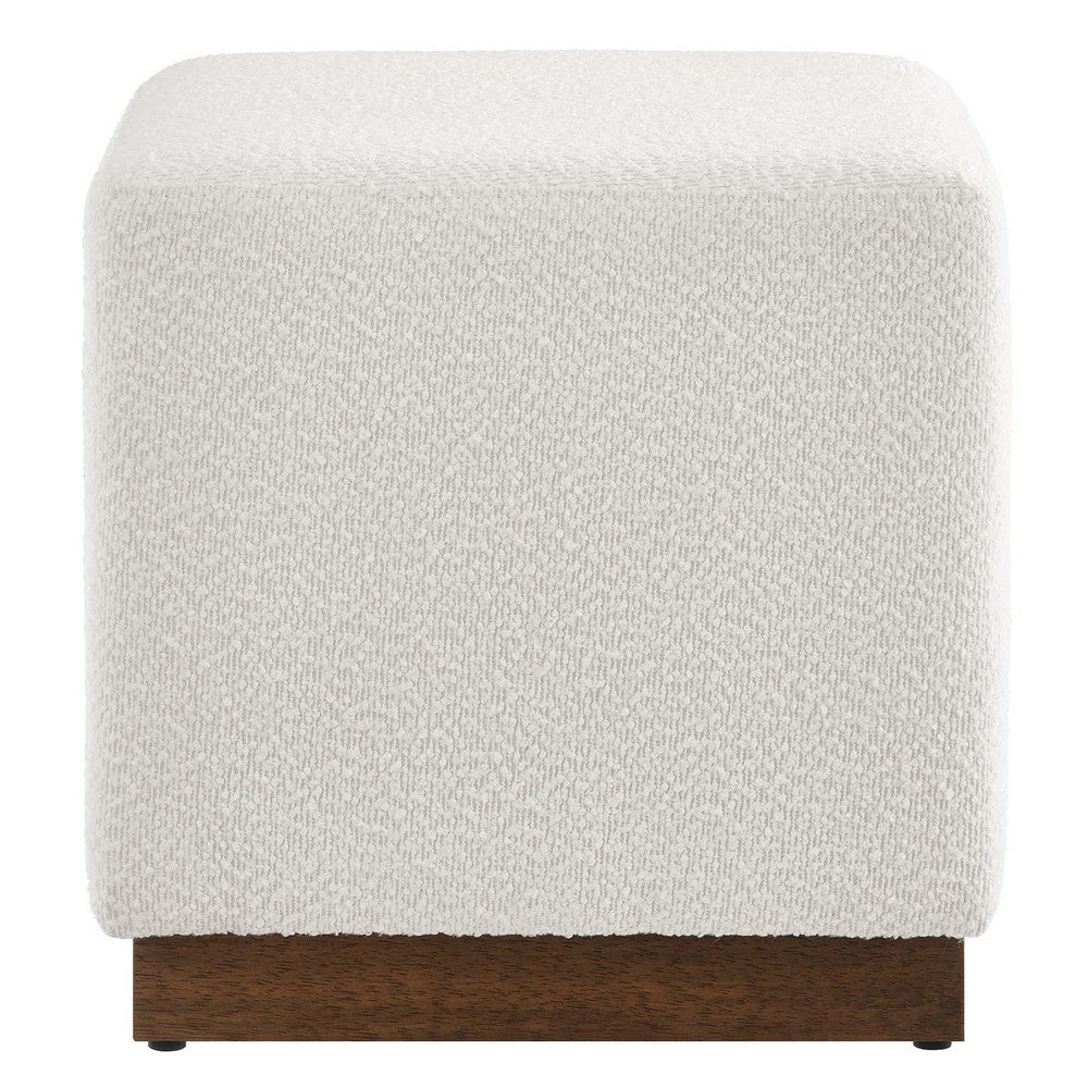 Tilden 17’ Square Boucle Upholstered Ottoman - No Shipping Charges MDY-EEI-6641-CLO-WAL