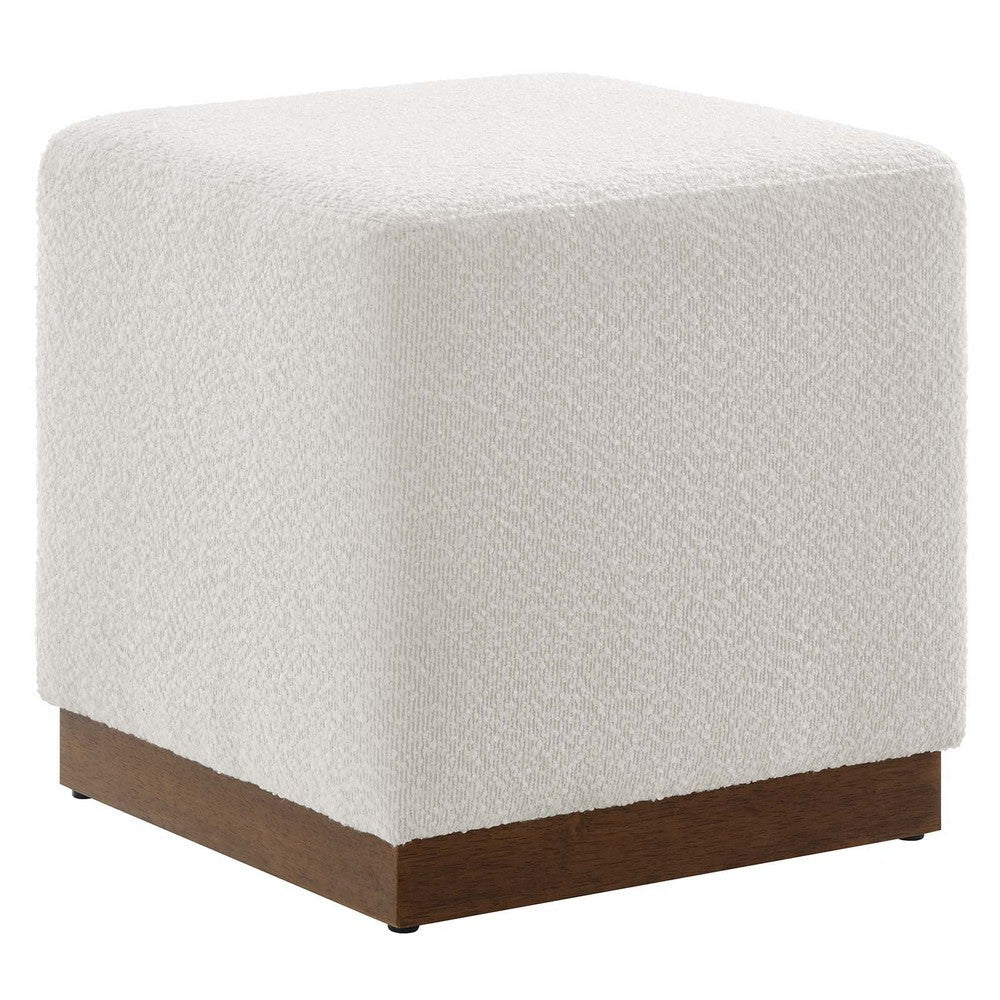 Tilden 17’ Square Boucle Upholstered Ottoman - No Shipping Charges MDY-EEI-6641-CLO-WAL