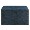 Callum Large 28’ Square Woven Heathered Fabric Upholstered Ottoman - No Shipping Charges MDY-EEI-6642-HEA